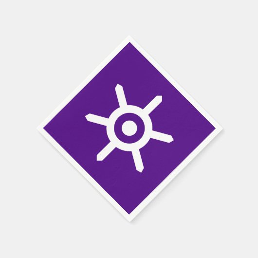 Flag der Präfektur Tokio, Japan Paper Napkins Serviette (Ecke)