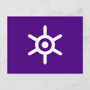 Flag der Präfektur Tokio, japanische Postkarte