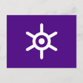 Flag der Präfektur Tokio, japanische Postkarte (Vorderseite)