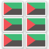 Flag der Sammlung Martinique von 6 Aufkleber (Vorderseite)