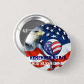 Flag der Staaten, 9/11_ Button (Vorne & Hinten)