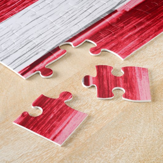 Flag der Staaten auf Holz Puzzle (Seite)