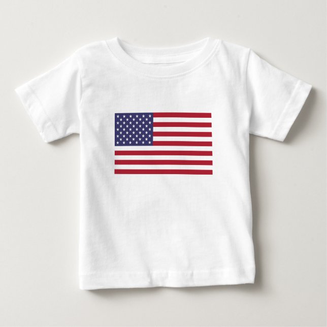 Flag der Staaten Baby T-shirt (Vorderseite)