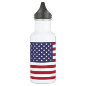 Flag der Staaten Edelstahlflasche (Links)