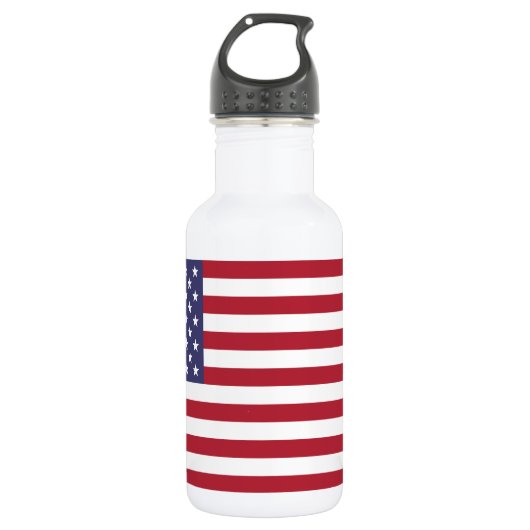 Flag der Staaten Edelstahlflasche (Vorderseite)