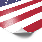 Flag der Staaten Fotodruck (Ecke)