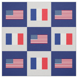 Flag der Staaten, Frankreich-Flag auf blau & lt gr Stoff