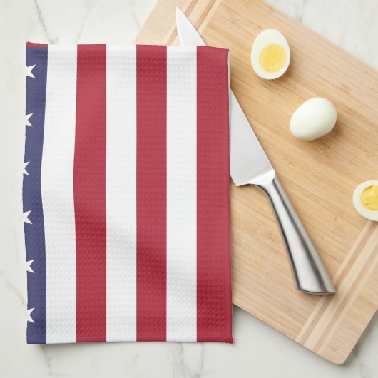 Flag der Staaten Geschirrtuch (Viertel Falte)