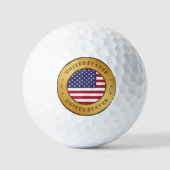 Flag der Staaten Golfball (Vorderseite)