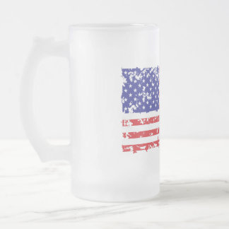 Flag der Staaten in Not Mattglas Bierglas