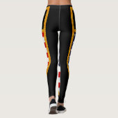 Flag der Staaten Leggings (Rückseite)