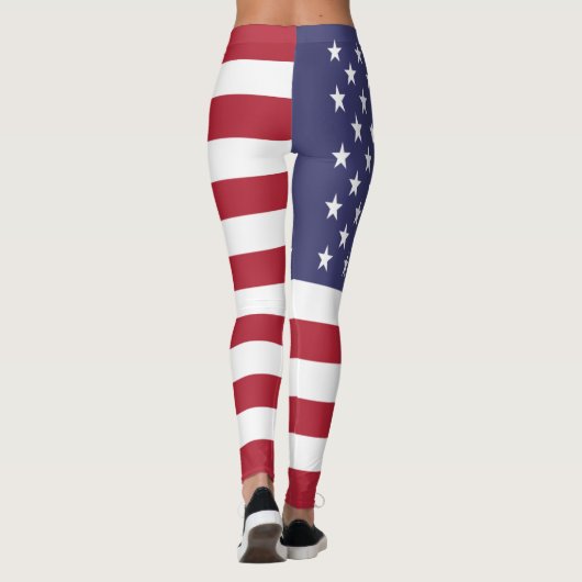 Flag der Staaten Leggings (Rückseite)
