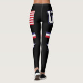 Flag der Staaten Leggings (Rückseite)