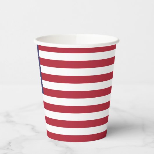 Flag der Staaten Pappbecher (Links)