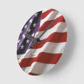 Flag der Staaten Runde Wanduhr (Winkel)