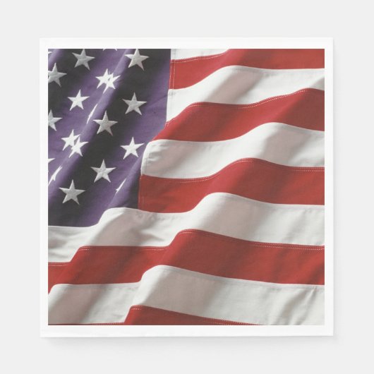 Flag der Staaten Serviette (Vorderseite)