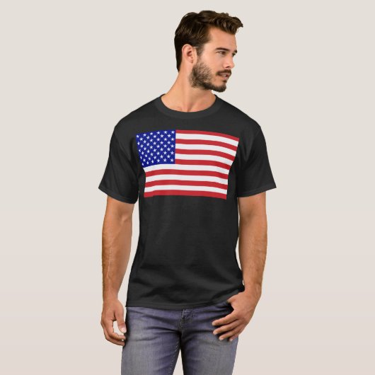 Flag der Staaten T-Shirt (Vorne ganz)