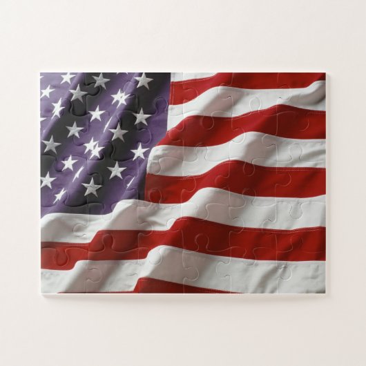 Flag der Staaten - US Flagge Puzzle (Horizontal)
