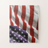 Flag der Staaten - US Flagge Puzzle (Vertikal)