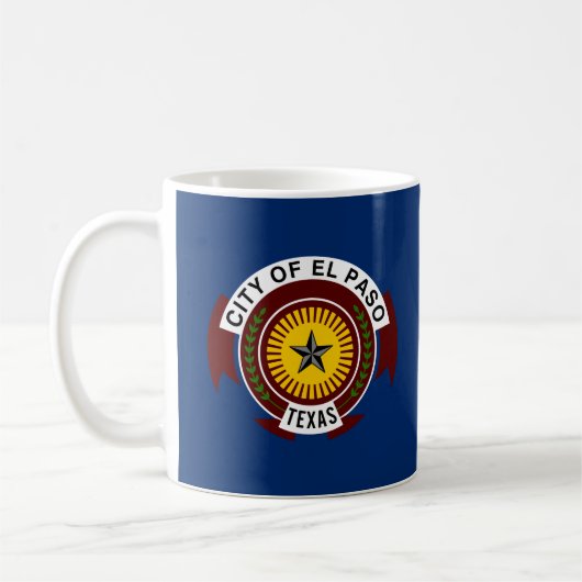 Flag der Stadt El Paso, Texas Coffee Tasse (Links)
