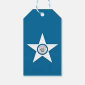 Flag der Stadt Houston, Texas-Geschenketiketts Geschenkanhänger (Rückseite)