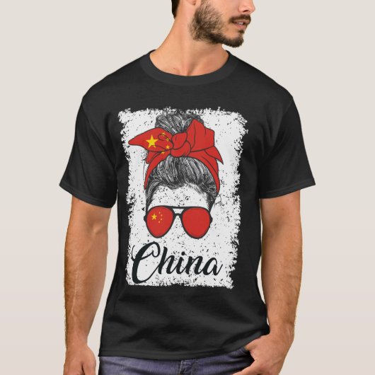 Flag der stolzen chinesischen China T-Shirt (Vorderseite)