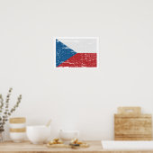 FLAG DER TSCHECHISCHEN REPUBLIK POSTER (Küche)