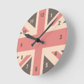 Flag der Union Jack UK Runde Wanduhr (Winkel)