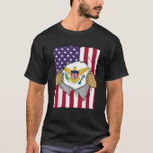 Flag der US-Jungfrau-Inseln Inside Me Zuhause Isla T-Shirt (Vorderseite)
