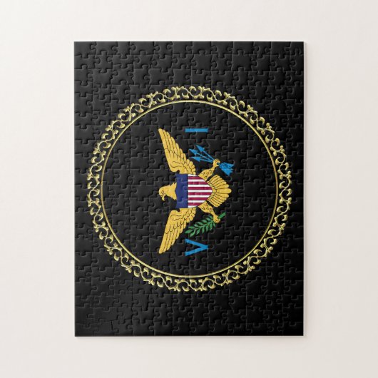 Flag der US-Jungfrau-Inseln USVI Karibik VI Puzzle (Vertikal)