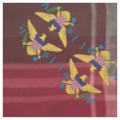 Flag der US-Jungfrau-Inseln USVI Madras Kariert Stoff (Muster)