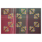 Flag der US-Jungfrau-Inseln USVI Madras Kariert Stoff (Fat Quarter (45,7 x 55,9 cm))