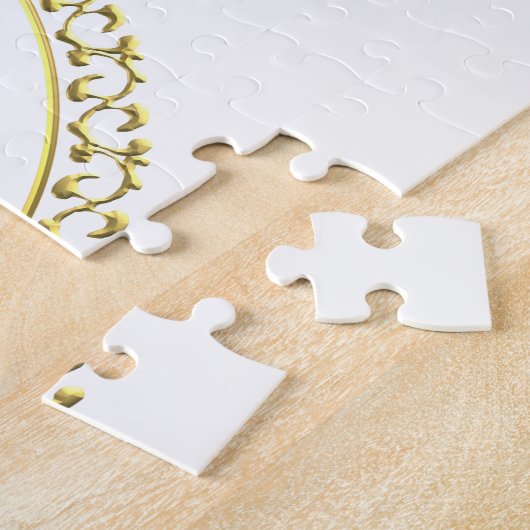 Flag der US-Jungfrau-Inseln USVI Puzzle (Seite)