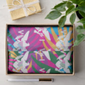 Flag der US-Jungfrau, Tropisch Abstrakt Seidenpapier (Geschenk)