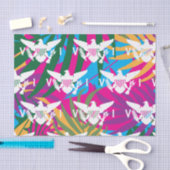 Flag der US-Jungfrau, Tropisch Abstrakt Seidenpapier (Handwerk)