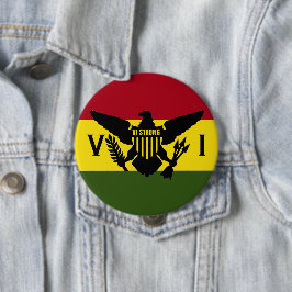 Flag der US-Jungfrau - VI STRONG Button