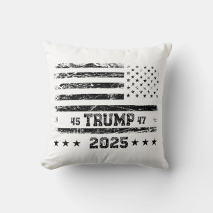 Flag der Vereinigten Staaten.Präsident Donald Trum Kissen