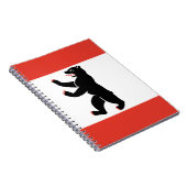 Flag des Berliner Notebook Notizblock (Rechte Seite)