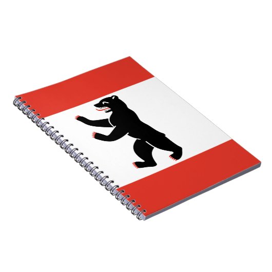 Flag des Berliner Notebook Notizblock (Rechte Seite)