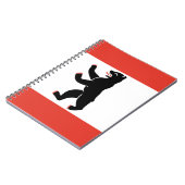 Flag des Berliner Notebook Notizblock (Linke Seite)