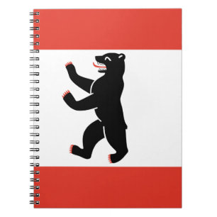 Flag des Berliner Notebook Notizblock