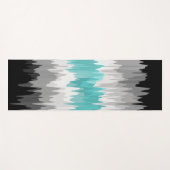 Flag des Boho Funky Wavy Abstrakt Libramaculine Pr Yogamatte (Vorderseite (Horizontal))