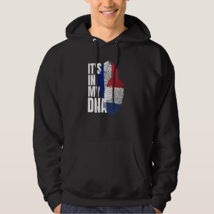 Flag des französischen und niederländischen DNA-Er Hoodie