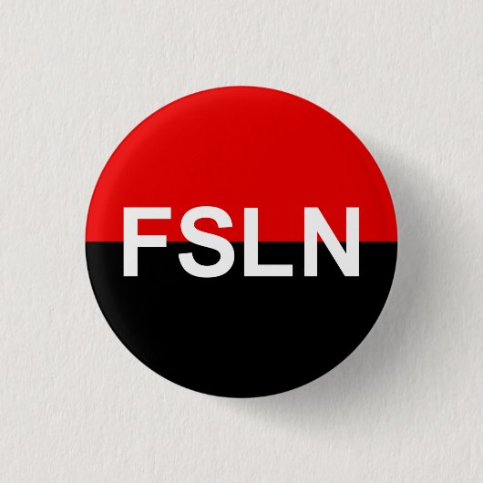 Flag des FSLN-Buttons Button (Vorderseite)