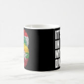 Flag des libanesischen und birmanischen DNA-Mix Kaffeetasse (Mittel)