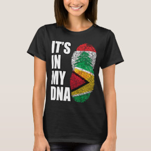 Flag des libanesischen und des guyanischen DNA-Mix T-Shirt