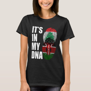 Flag des libanesischen und kenianischen DNA-Erbes T-Shirt