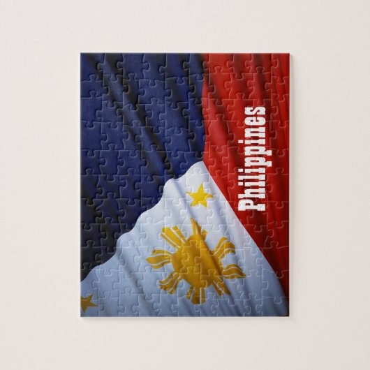 Flag des philippinischen Rätsel Puzzle (Vertikal)