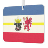 Flag des Pomerania-Notebook-Westerns Mecklenburg-V Autolufterfrischer (Links)