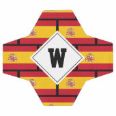FLAG DES SPANISCHEN Monogramms Fußball (Flach)